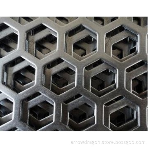 Sexangular Hole Perforated Sheet